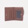 Women's wallet on the button, powder color