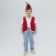 Carnival set "New Year's Gnome": vest and rim, height 92–104 cm