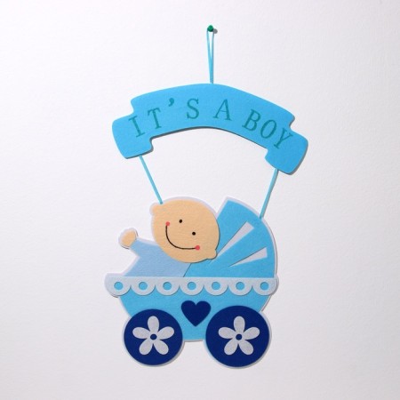 Decorative decoration (suspension) "It’s a Boy" 32x32x43 cm-1