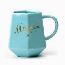 Ceramic mug “Dream”, 300 ml, blue color