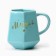 Ceramic mug “Dream”, 300 ml, blue color