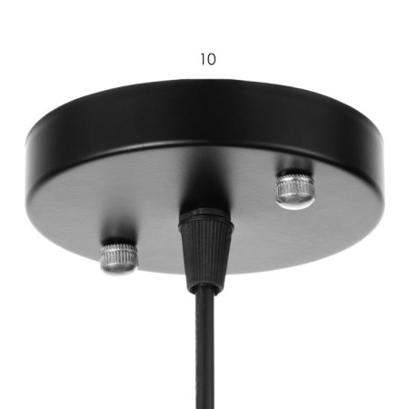 Lamp Bayerlux "Audrey" E27 40W black 18x18x17 cm-5