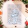 Stickers on the windows "New Year" Santa Claus, snowflakes, 50 x 30 cm