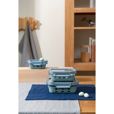 Container for baking, storage and carrying of products in the Smart Solutions cover, Blue color, 1050 ml-21