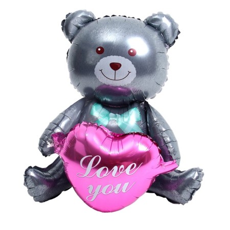 Foil ball 42 "Big Bear", gray, under the air