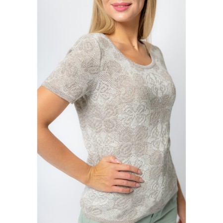Female jumper, size 46, linen color-2