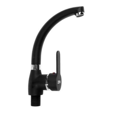 Kitchen mixer Zein Z2231, pouring "duck", cartridge ceramics 40 mm, black-3