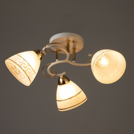 Askfeya chandelier 3he27 40W white-gold 48x48x24 cm Bayerlux-2
