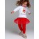 Turtleneck for a girl, height 92 cm