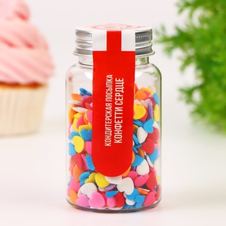 Confectionery Sprinking "Confetti Heart", 50 g-1