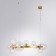 Vincent 32 cm chandelier, D 98 cm, 15x40W G9