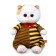Soft toy "Lee Baby", in a striped overalls, 20 cm