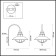 Street lamp IP44 Dante, 1x60W, E27, IP44, brown color