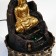 The desktop fountain from the network, the backlight "Golden Buddha on the throne from the cliff" 28x20.5x20.5 cm