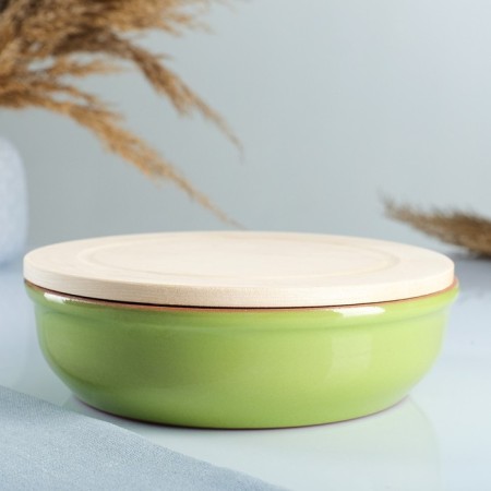 Set for the junction "Vyatka No. 3" (3 containers / 1l. + 3 wooden covers), light green-1