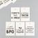 Cardboard "Humor" set 10 pcs (5 types) 4x6 cm
