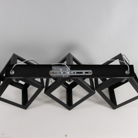 Lamp "Cube" 3HE27 40W Black 78x22x30 cm Bayerlux-5