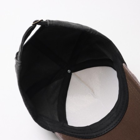 Male cap minaku, black color, size 56-58-8