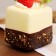 Flee - Magnet "Cake Magnifiko" strawberries, 5x5x9cm
