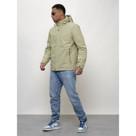 Male spring jacket, size 56, color light green-5