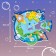 Soft puzzle for kids "Cosmos", 9 parts, crumb I