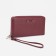 Women's wallet with lightning, burgundy color