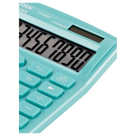 Citizen desktop calculator "SDC-810NR", 10-bit, 124 x 102 x 25 mm, double power, turquoise-3