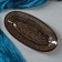 The herringard Rishtan ceramics "Patterns", 24 cm, brown