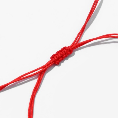 Bracelet "New Year" Bengal fire, infinity, red color with gold, 7cm-2
