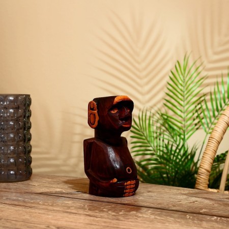 Souvenir "Aboriginal" Albezia 10x10x20 cm
