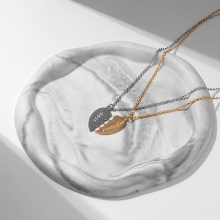Kuulons "Demetrons", Best Frands, the color of silver-gold, 45 cm-7