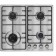 Hob Maunfeld EGHS.64.3sts -es/G, gas, 4 burners, gray