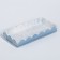Cookie box, confectionery packaging with PVC lid, "delicious", 21 x 10.5 x 3 cm