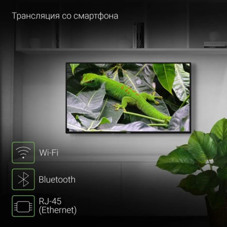 TV DIGMA DM-LED43SBB31, 43 ", 1920x1080, DVB-T/T2/C/S2, HDMI 3, USB 2, Smart TV-10