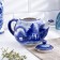 Teapot "Shar", plot, gzhel