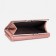 Women's wallet on magnets, pink color