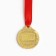 Wedding medal on the postcard "20 years Porcelain wedding", D = 4 cm