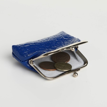 Women's wallet on the farmar, blue color-3