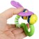 The “butterfly” rattle with elastic elements, in a bag, crumb I