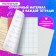 A set of object notebooks Calligata TOP "strip", 48 sheets, 10 items, with reference material, covered cardboard, twin-lame + selective UV-lak, offset block