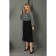 Women's dress, size 54, gray color