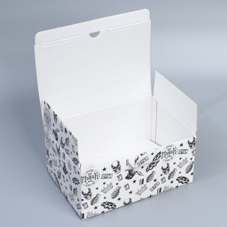 Box Gift team, packaging, “real man”, 22 x 15 x 10 cm-5