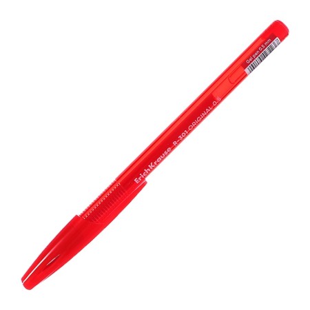 Gel pen Erichkrause R-301 Original Gel, red ink, node 0.5 mm, letter line 600 meters-11