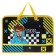 Folder with A4 handles, 340 x 245 x 35 mm, plastic, zipper around, Hatber "Vlad A4"