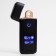Electronic lighter "Real # 1 man", USB, spiral, 3 x 7.3 cm, black