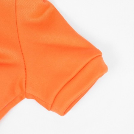 Sweater with a hood "fox", size L (DS 30, Osh 28, OG 43 cm), orange-10