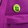 Reflective icon "joyful smile", d = 5.8 cm, color mix