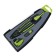 Metal circuit/plastic in a plastic pencil case with spare sections