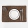 Serving napkin on the table "Spit", 45 × 30 cm, brown color