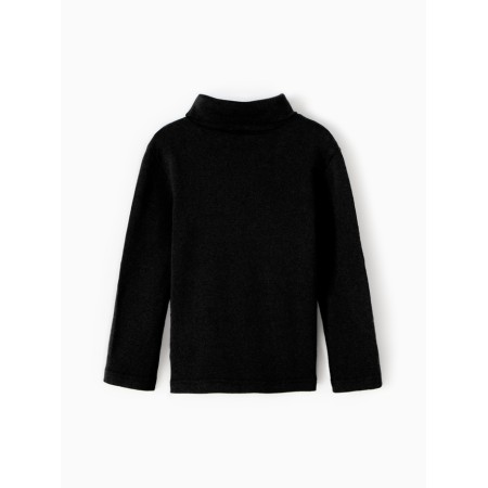Baby Minaku turtleneck, black color, height 134 cm-4